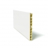 #Plinthe de cuisine - PVC - Blanc brillant - L200 x H15 cm - SOKLEO