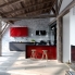 #Façades de cuisine Porte N°17 <br />IVIA Rouge, L15 x H70 cm 