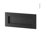 Façades de cuisine - Face tiroir N°5 - AVARA Frêne Noir - L60 x H25 cm