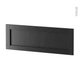 Façades de cuisine - Porte N°12 - AVARA Frêne Noir - L100 x H35 cm