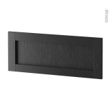 Façades de cuisine - Face tiroir N°38 - AVARA Frêne Noir - L80 x H31 cm