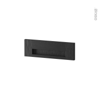 Façades de cuisine - Face tiroir N°1 - AVARA Frêne Noir - L40 x H13 cm