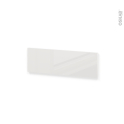 Façades de cuisine - Face tiroir N°39 - BORA Blanc - L80 x H25 cm