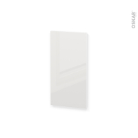 Finition cuisine - Joue N°30 - BORA Blanc - Avec sachet de fixation - H70 A redécouper - L37 x H35 x Ep.1,6 cm