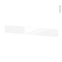 Façades de cuisine - Face tiroir N°43 - BORA Blanc - L100 x H13 cm