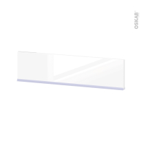 Plinthe de cuisine - BORA Blanc - avec joint d'étanchéité - L220xH15.4