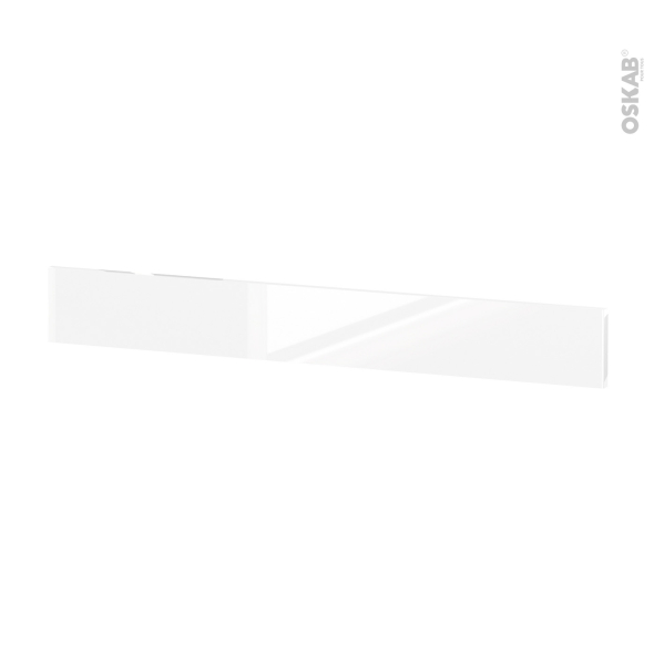Façades de cuisine - Face tiroir N°43 - BORA Blanc - L100 x H13 cm