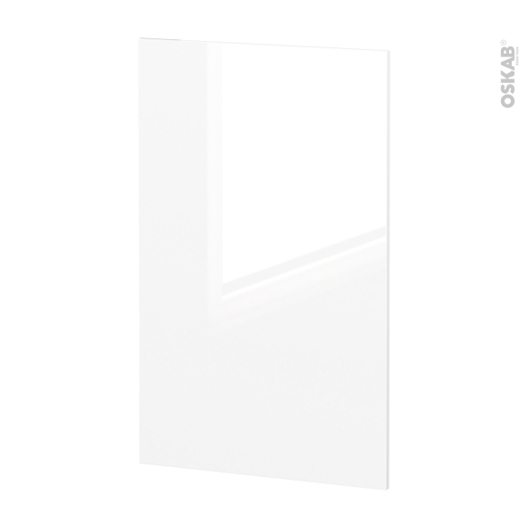 Finition cuisine - Joue N°31 - BORA Blanc - Avec sachet de fixation - L58 x H92 x Ep.1.6 cm