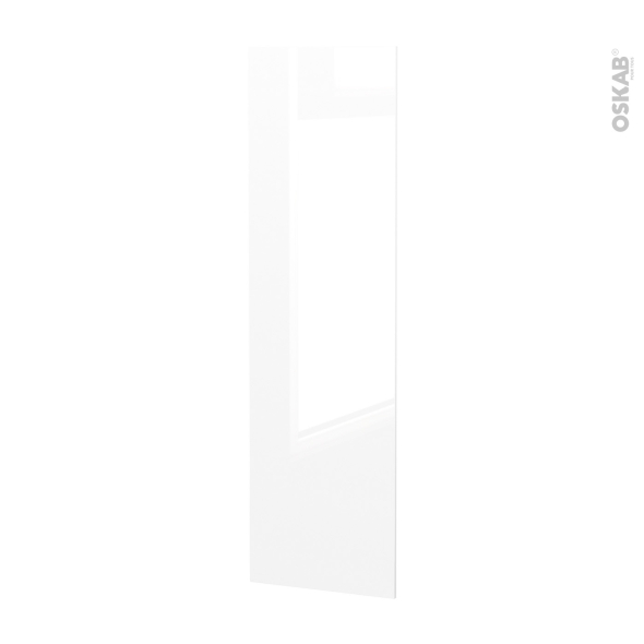 Finition cuisine - Joue N°88 - BORA Blanc  - Avec sachet de fixation - L58 x H195 x Ep 1,6 cm