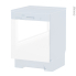 #Porte lave vaisselle Intégrable N°16 <br />BORA Blanc, L60 x H57 cm 