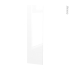#Finition cuisine - Joue N°88 - BORA Blanc  - Avec sachet de fixation - L58 x H195 x Ep 1,6 cm