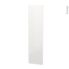 #Finition cuisine - Joue N°89 - BORA Blanc  - Avec sachet de fixation - L58 x H217 x Ep 1,6 cm