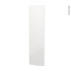 Finition cuisine - Joue N°89 - BORA Blanc  - Avec sachet de fixation - L58 x H217 x Ep 1,6 cm