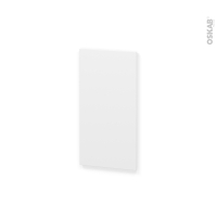Finition cuisine - Joue N°30 - HELIA Blanc - Avec sachet de fixation - H70 A redécouper - L37 x H35 x Ep.1.6 cm