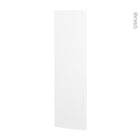 Finition cuisine - Joue N°88 - HELIA Blanc  - Avec sachet de fixation - L58 x H195 x Ep 1,6 cm