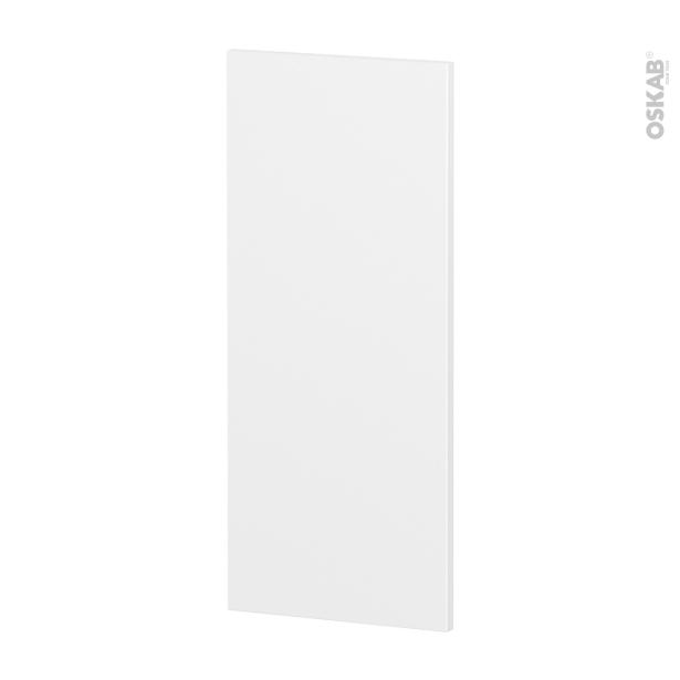 Façades de cuisine Porte N°18 <br />HELIA Blanc, L30 x H70 cm 
