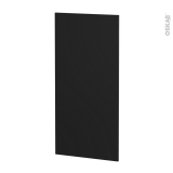 Façades de cuisine - Porte N°27 - HELIA Noir - L60 x H125 cm