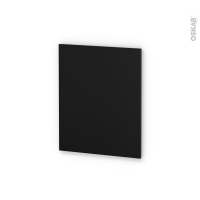 Finition cuisine - Joue N°29 - HELIA Noir - Avec sachet de fixation - A redécouper - L58 x H41 x Ep.1.6 cm