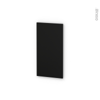 Finition cuisine - Joue N°30 - HELIA Noir - Avec sachet de fixation - A redécouper - L37 x H41 x Ep.1.6 cm