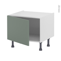 Meuble de cuisine - Bas - HELIA Vert - 1 porte - L60 x H41 x P58 cm