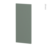 Finition cuisine - Habillage arrière ilôt N°91 - HELIA Vert  - Avec sachet de fixation - L30 x H70 x Ep 1,6 cm