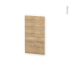 #Façades de cuisine - 4 tiroirs N°53 - HOSTA Chêne naturel - L40 x H70 cm