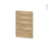 #Façades de cuisine - 4 tiroirs N°55 - HOSTA Chêne naturel - L50 x H70 cm