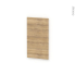 #Finition cuisine - Habillage arrière ilôt N°92 - HOSTA Chêne naturel  - Avec sachet de fixation - L40 x H70 x Ep 1,6 cm
