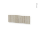 Façades de cuisine - Face tiroir N°39 - IKORO Chêne clair - L80 x H25 cm