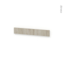Façades de cuisine - Face tiroir N°42 - IKORO Chêne clair - L80 x H13 cm