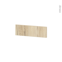 Façades de cuisine - Face tiroir N°1 - IKORO Chêne clair - L40 x H13 cm