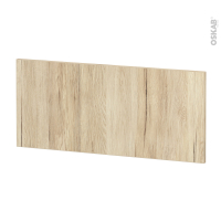 Façades de cuisine - Face tiroir N°11 - IKORO Chêne clair - L80 x H35 cm