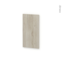 Finition cuisine - Joue N°30 - IKORO Chêne clair - Avec sachet de fixation - H70 A redécouper - L37 x H35 x Ep.1,6 cm
