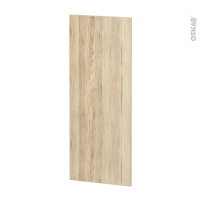 Finition cuisine - Joue N°32 - IKORO Chêne clair - Avec sachet de fixation - L37 x H92 x Ep.1.6 cm