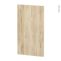 Finition cuisine - Habillage arrière ilôt N°92 - IKORO Chêne clair  - Avec sachet de fixation - L40 x H70 x Ep 1,6 cm