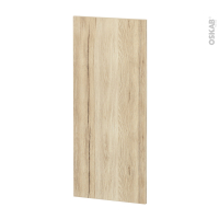 Finition cuisine - Habillage arrière ilôt N°93 - IKORO Chêne clair  - Avec sachet de fixation - à redécouper - L40 x H92 x Ep 1,6 cm