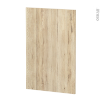 Finition cuisine - Habillage arrière îlot N°96 - IKORO Chêne clair  - Avec sachet de fixation - à redécouper - L60 x H92 x Ep 1,6 cm