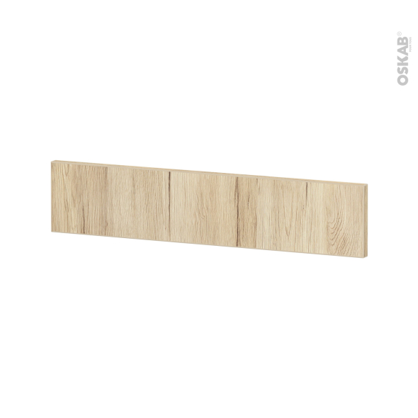 Façades de cuisine - Face tiroir N°3 - IKORO Chêne clair - L60 x H13 cm