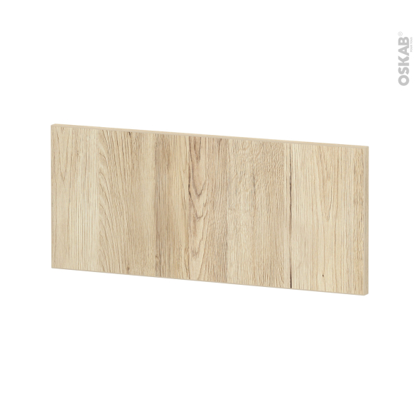 Façades de cuisine - Face tiroir N°5 - IKORO Chêne clair - L60 x H25 cm