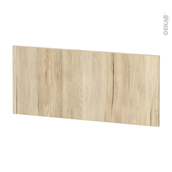 Façades de cuisine - Face tiroir N°11 - IKORO Chêne clair - L80 x H35 cm