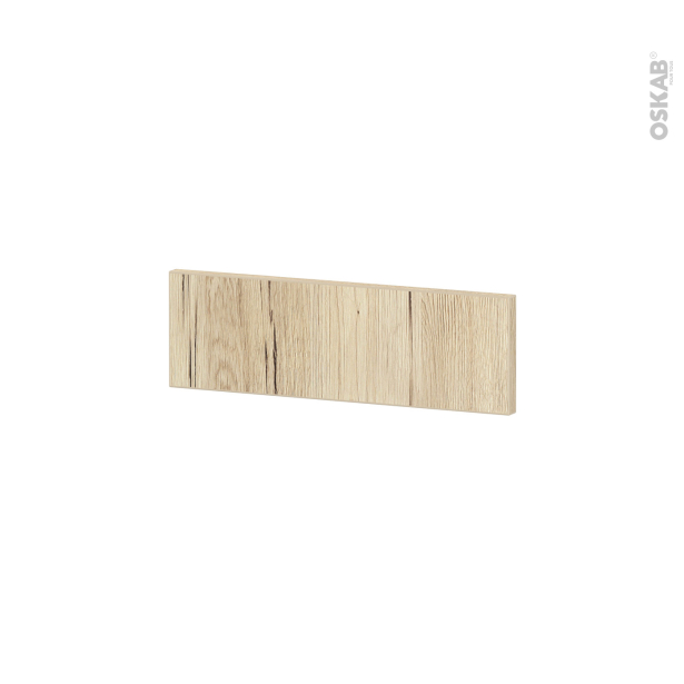 Façades de cuisine Face tiroir N°1 <br />IKORO Chêne clair, L40 x H13 cm 