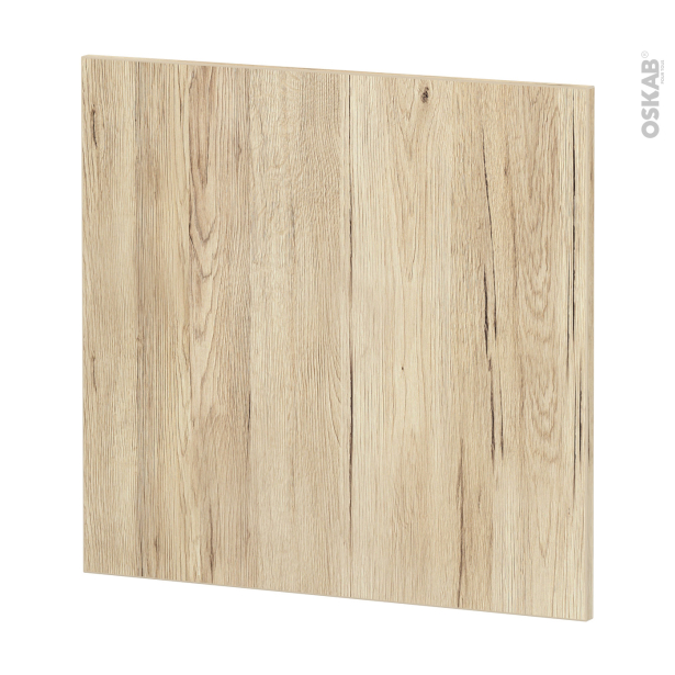 Façades de cuisine Porte N°16 <br />IKORO Chêne clair, L60 x H57 cm 