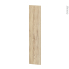 #Façades de cuisine Porte N°17 <br />IKORO Chêne clair, L15 x H70 cm 