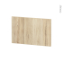 #Façades de cuisine - Face tiroir N°7 - IKORO Chêne clair - L50 x H31 cm