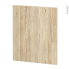 #Façades de cuisine - Porte N°21 - IKORO Chêne clair - L60 x H70 cm