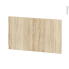 #Façades de cuisine - Face tiroir N°10 - IKORO Chêne clair - L60 x H35 cm