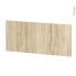 #Façades de cuisine - Face tiroir N°11 - IKORO Chêne clair - L80 x H35 cm
