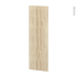 #Façades de cuisine - Porte N°26 - IKORO Chêne clair - L40 x H125 cm