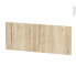 #Façades de cuisine - Face tiroir N°38 - IKORO Chêne clair - L80 x H31 cm