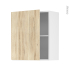 #Meuble de cuisine Haut ouvrant <br />IKORO Chêne clair, 1 porte, L60 x H70 x P37 cm 